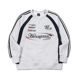 Hexagonal Raglan Sweatshirt