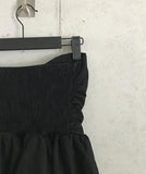 Ribbon flare halter top