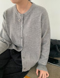 Kojiu Round Ribbon Knit Cardigan