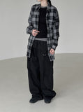 Gingham Overfit Check Shirt