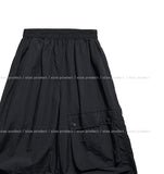 Front pocket balloon nylon pants