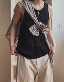 Lucid Whole Garment Sleeveless Knit