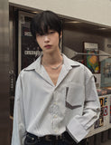 Grown Stripe Pocket Shirt