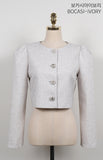 Leviel Puff Tweed Jacket