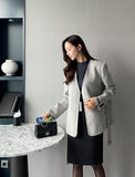 Lovet handmade half wool jacket coat