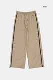 Code track line nylon banding pants