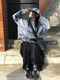 LACE FRILL LONG SK