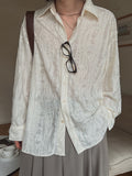 Nogsi grunge dyeing overfit shirt