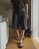 Hilla Pintuck Bermuda Slacks