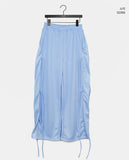 Merby Dot Ribbon Banding Strap Cutout Training Long Pants
