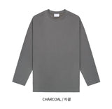 Buntto loose fit slit long sleeve T-shirt