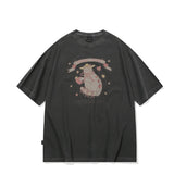 Cats Ribbon Short Sleeve Tee