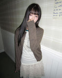 Lua Cashmere Knit Round Cardigan