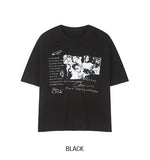 Riot Damage Punk Graphic Short Sleeve T-shirt