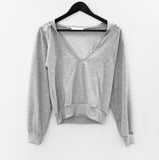 Izan V-neck Hooded T-shirt