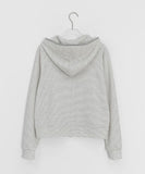 Henkit Stripe Color Matching Hood Zip-Up