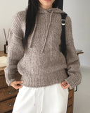 Sobel Pogeun Alpaca Loose Fit Hoodie Knitwear