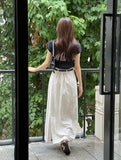 Aluah Half Neck Pleated T-Blouse
