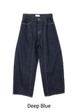 Elt raw wide denim pants