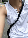Urban henley neck sleeveless