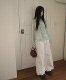 Gaon Balloon Wide Cotton Pants