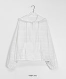 Cocktab Summer Frill Hood Zip-Up Jumper