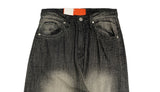 Rodeu Black Summer Denim Wide Pants