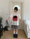Knitly Embroidered Tomato Short Sleeve Tee