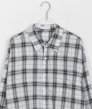 [unisex] Mesha Over Check Shirt