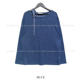 Summer see-through belted overfit knit