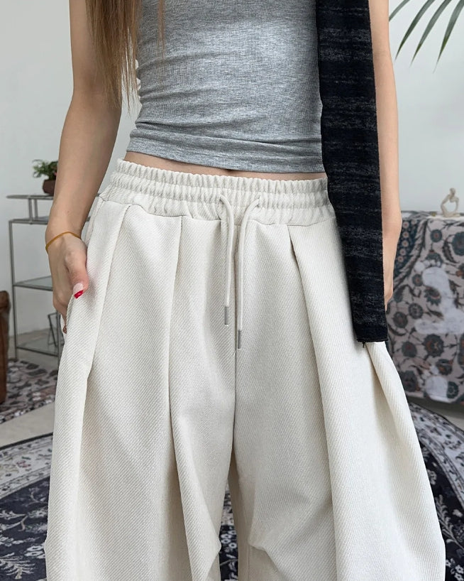 【SATIIIZ】Helis Pintuck Balloon Pants SATIIIZ (サティーズ) - ヘリスピンタックバルーンパンツ