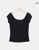 Epon Off-shoulder Short-sleeve T-shirt