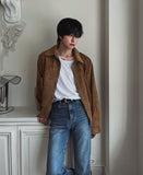 Ready f/w epaulette suede jacket