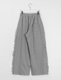 Serimo Frill Banding Wide Pants
