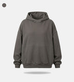 High-neck cut-off hood zip-up