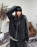 Carian color matching windbreaker