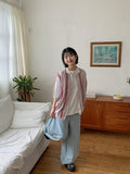 Almos Summer Denim Balloon Wide Pants