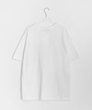 [unisex] Huen Embroidery Print Over Short Sleeve Tee