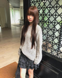 Ritz Boatneck Loose Fit Long Sleeve Long Knit