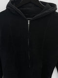 Rette incision hood zip-up