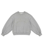 [AG.W] Applique Crop Sweat Shirt