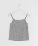 Nahisi Dot Shirring Sleeveless