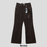 Winter Velvet Flare Pants