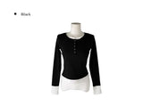 Eson Toto Button Layered T-shirt