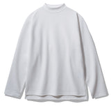 Soft cotton mock neck long sleeve t-shirt