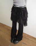 Onelle Tiered Midi Skirt