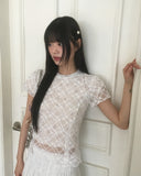 Viewrep Flower Crop Short Sleeve T-Shirt