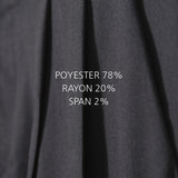 Chettis Two-Tuck Wide Spandex Slacks