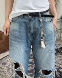 Rayfen Damage Denim Pants