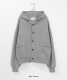 Sdem Adjust Cotton Hood Cardigan